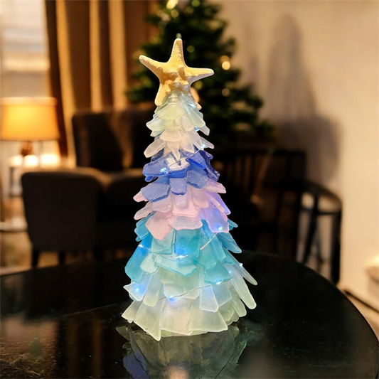Sea Glass Christmas Tree