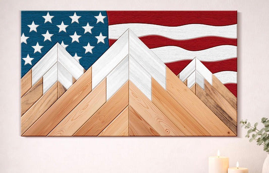 Patriotic wall art￼