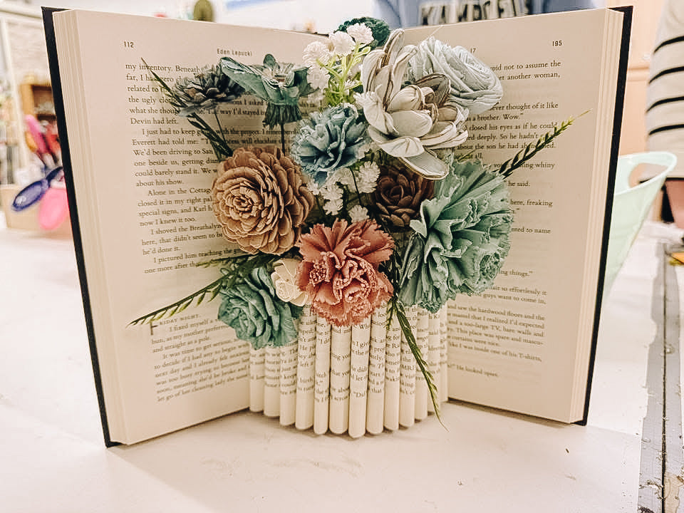 Spring Blooms Pallets & Books