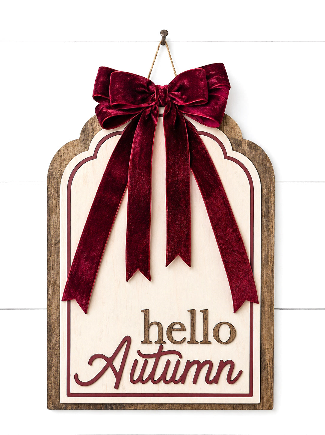 Hello Autumn Door hanger