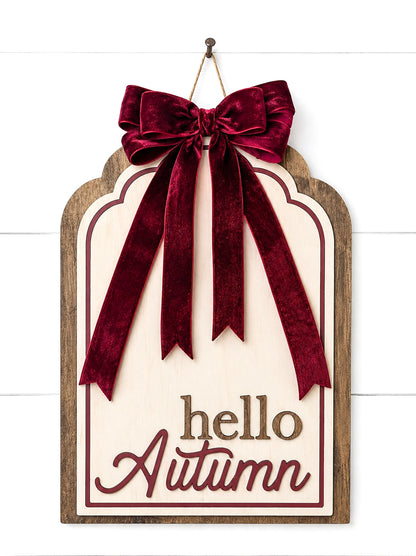 Hello Autumn Door hanger