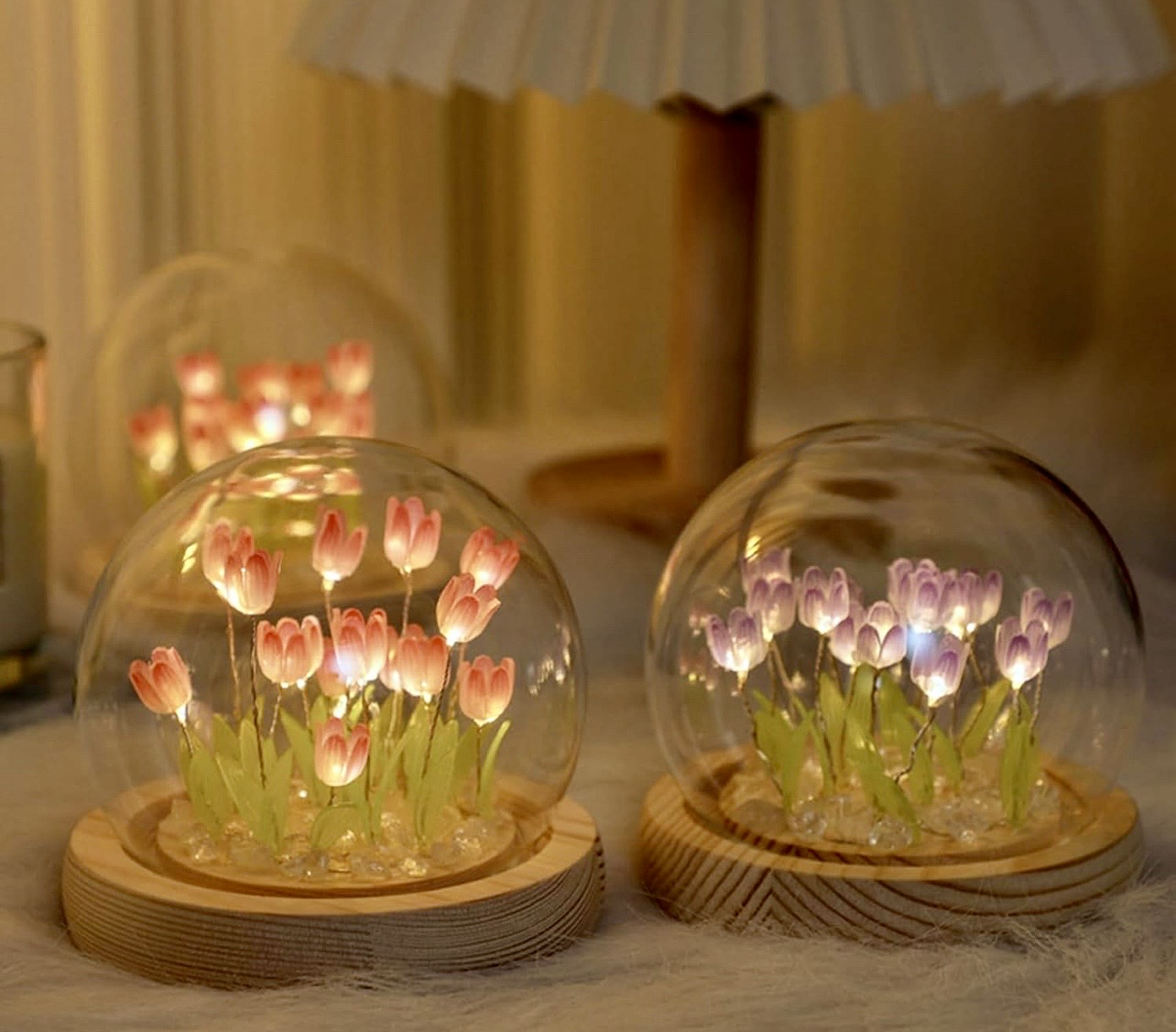Tulips Lighted Lamp
