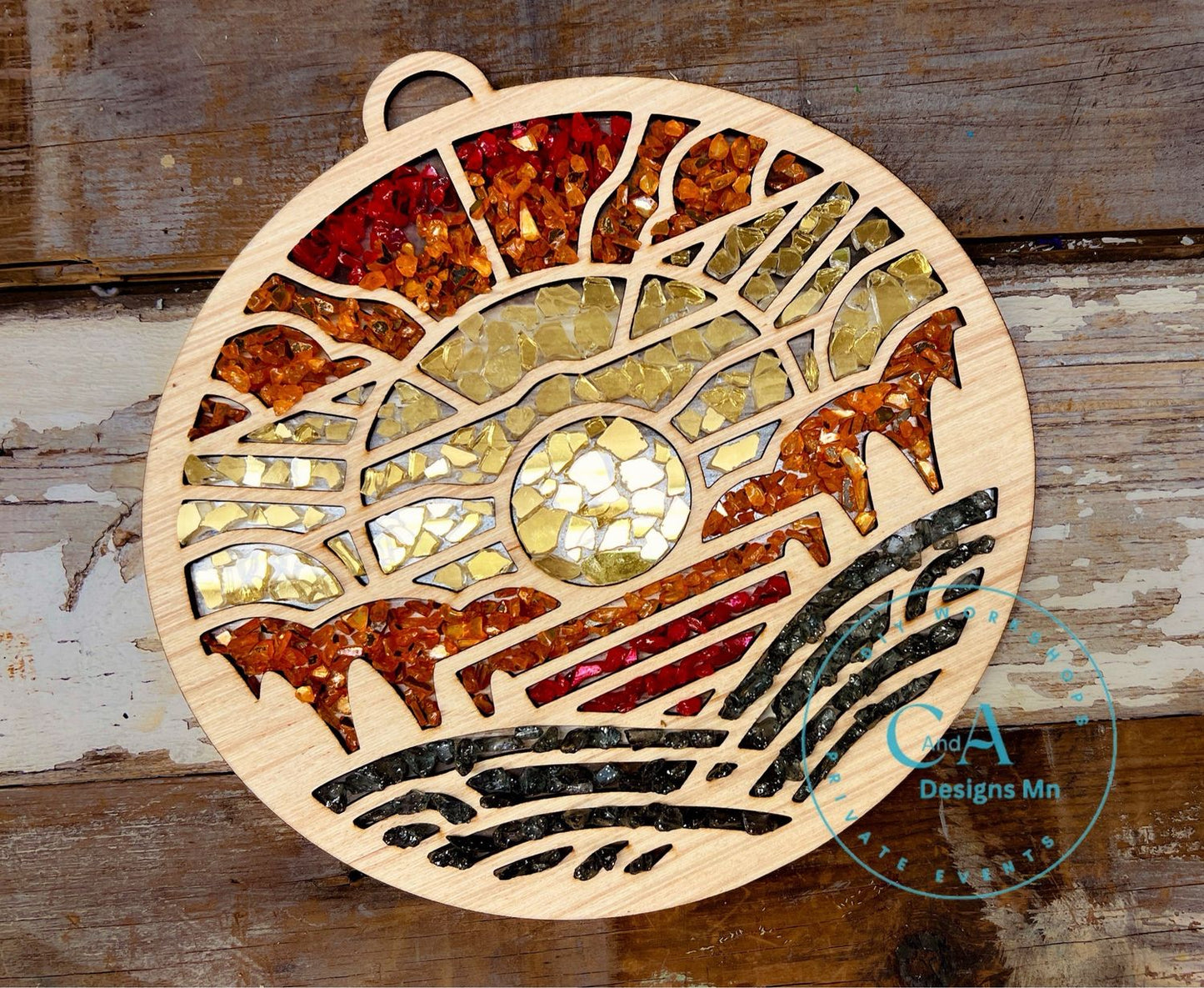 Crush Glass Sun Catchers collection