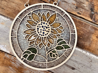 Spring Glass Sun Catcher