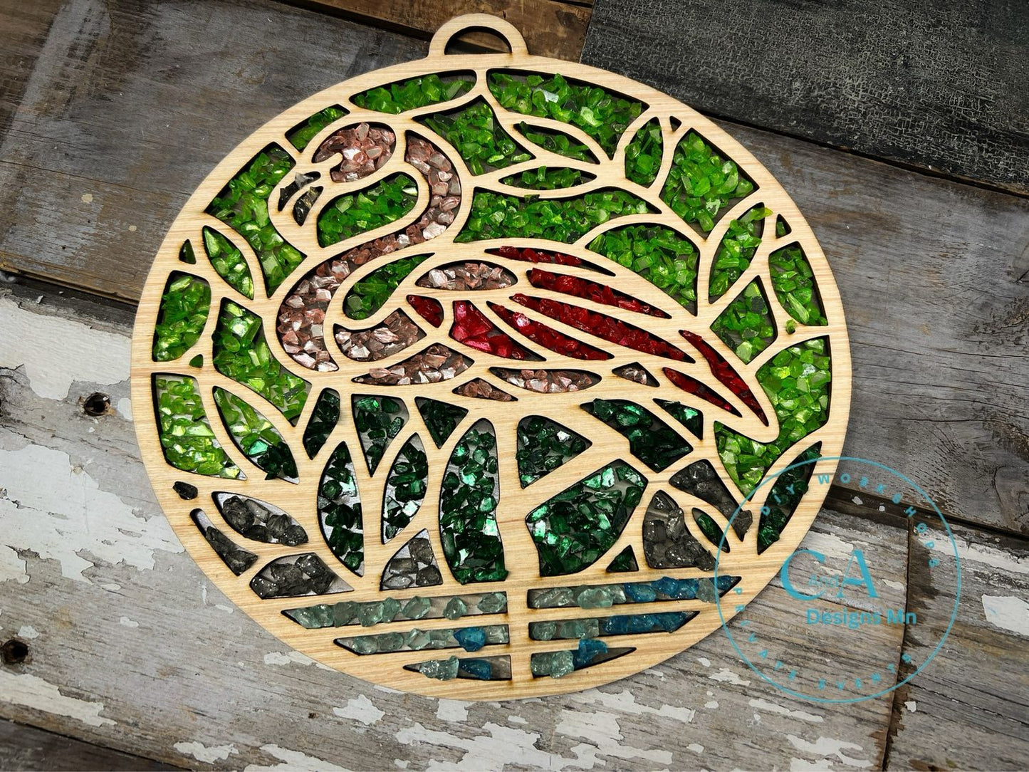 Crush Glass Sun Catchers collection