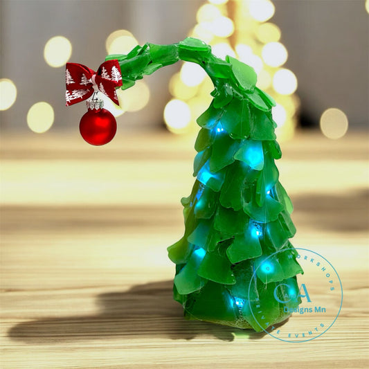 Sea Glass Christmas Tree