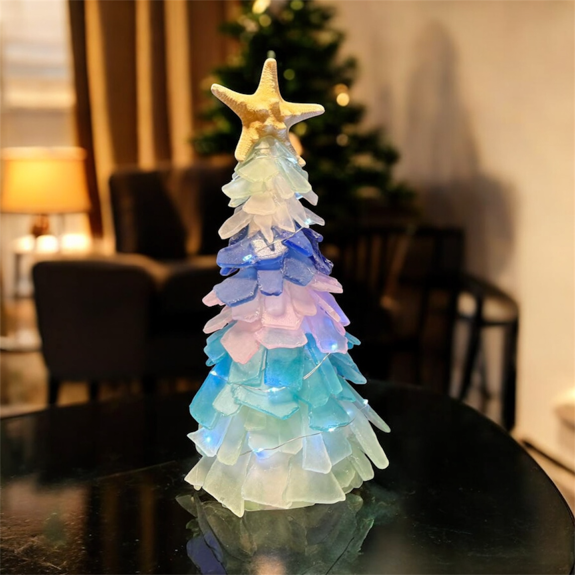 Sea Glass Christmas Tree