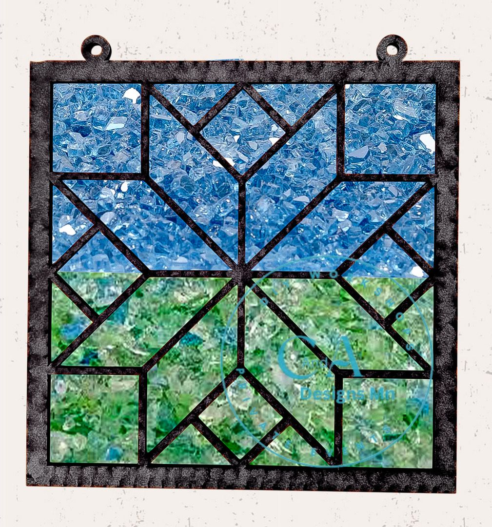 Crush Glass Sun Catchers collection