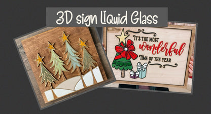 3D Liquid Glass Art