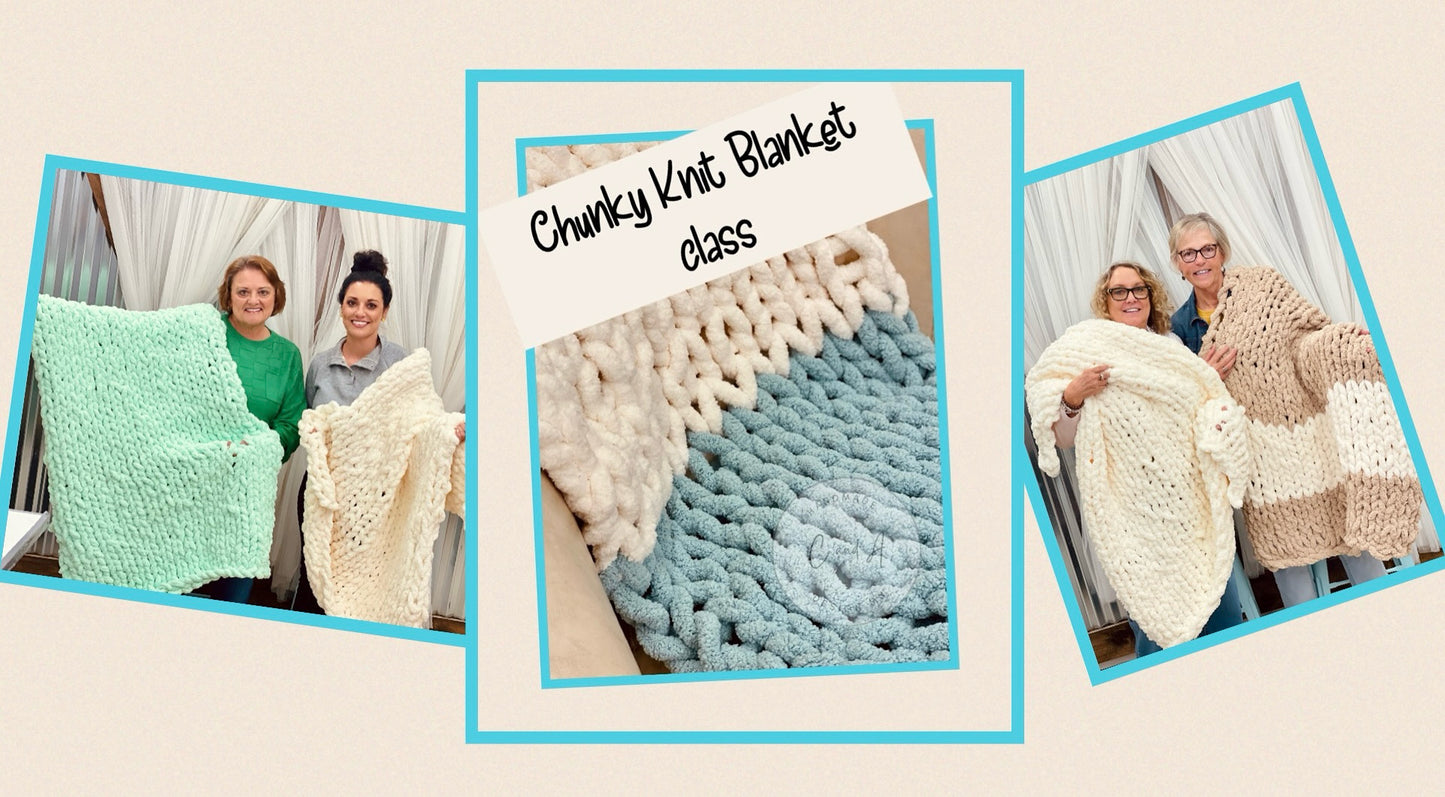 Chunky Blanket Workshop 🧶✨