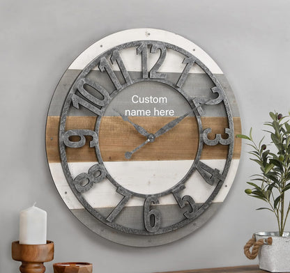 Custom Wall Clock (Feb)