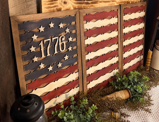 Patriotic wall art￼