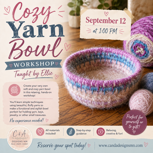 Cozy yarn bowl