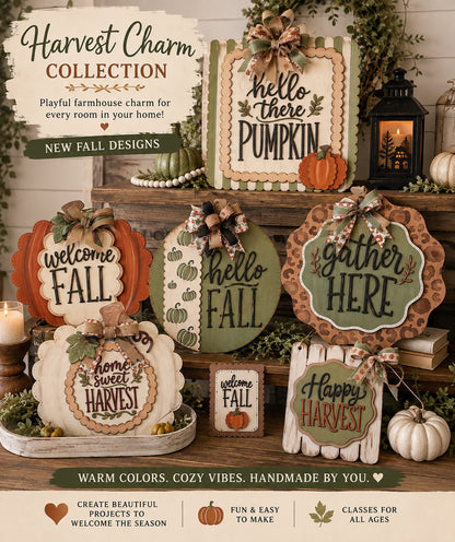 Fall Harvest charm collection
