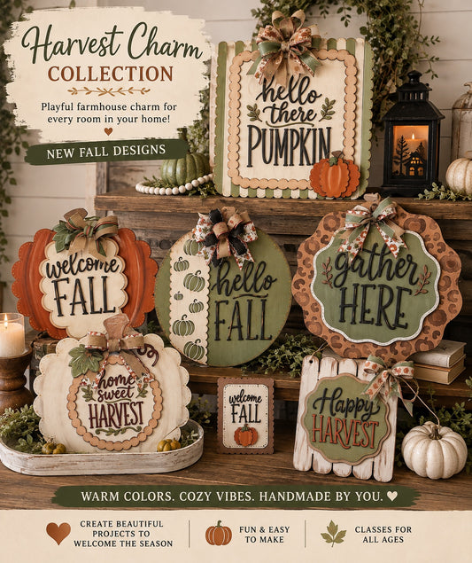 Fall Harvest charm collection