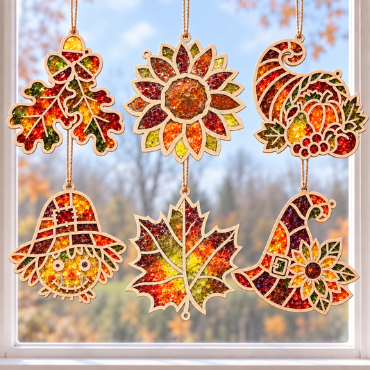 Fall suncatchers