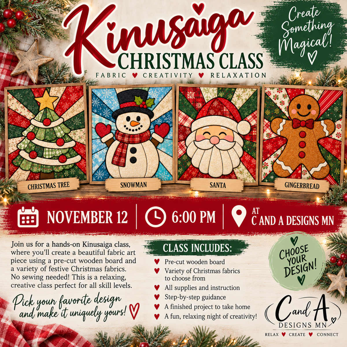 Kinusaiga Christmas class