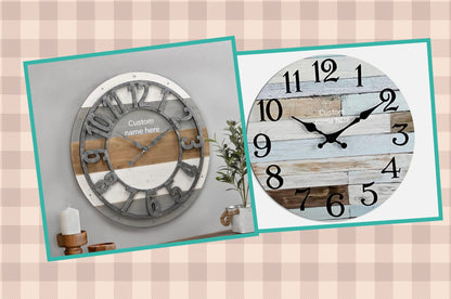 Custom Wall Clock (Feb)